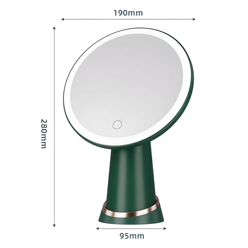 LED cosmetic mirror with touch control, view 8 - MRSLM