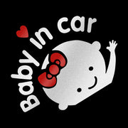baby on board cartoon car sticker, view 3 - MRSLM