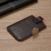 Leather card holder wallet, view 2 - MRSLM