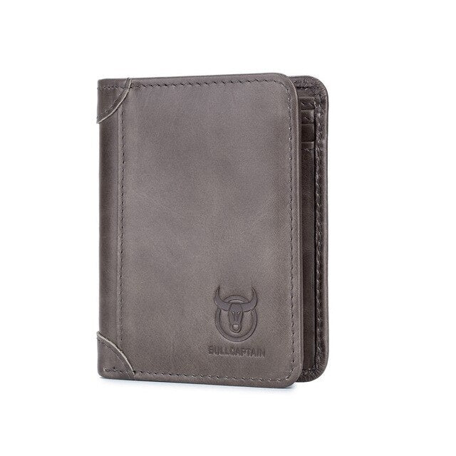 casual men's cowhide wallet, view 4 - MRSLM