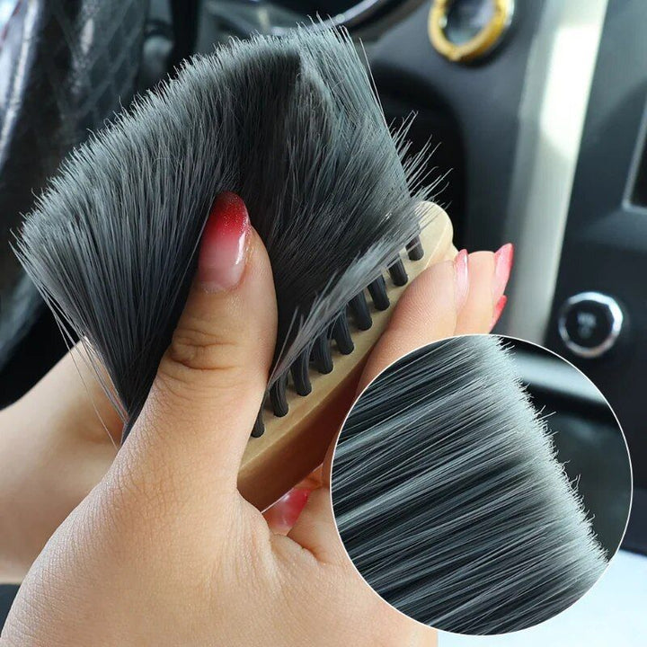 Compact Car Interior Soft Detail Brush for Dashboard & Air Outlets