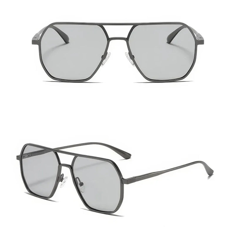 Luxury metal photochromic sunglasses, view 10 - MRSLM