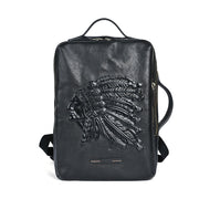 Cowhide leather backpack, view 8 - MRSLM