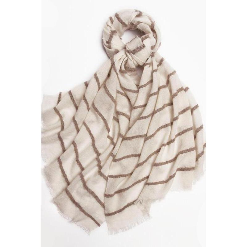 wool pashmina scarf with tassels, view 8 - MRSLM