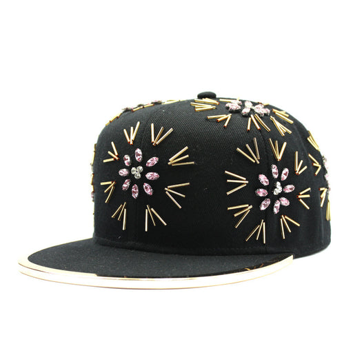 men's crystal peaked cap - MRSLM