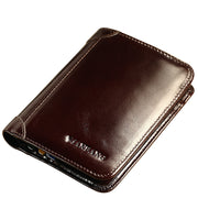 first layer leather wallet, view 5 - MRSLM