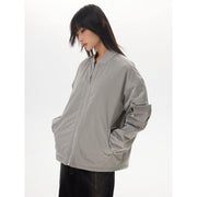 women's pleated zipper cotton jacket, view 3 - MRSLM