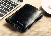 first layer leather wallet, view 12 - MRSLM