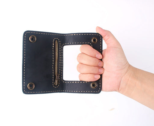 cowhide money clip wallet - MRSLM