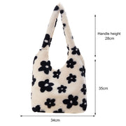 plush shoulder handbag, view 10 - MRSLM