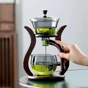 lazy kung fu glass tea set, view 8 - MRSLM