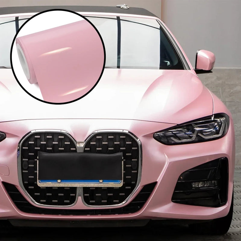 sakura pink car wrap vinyl film, view 2 - MRSLM