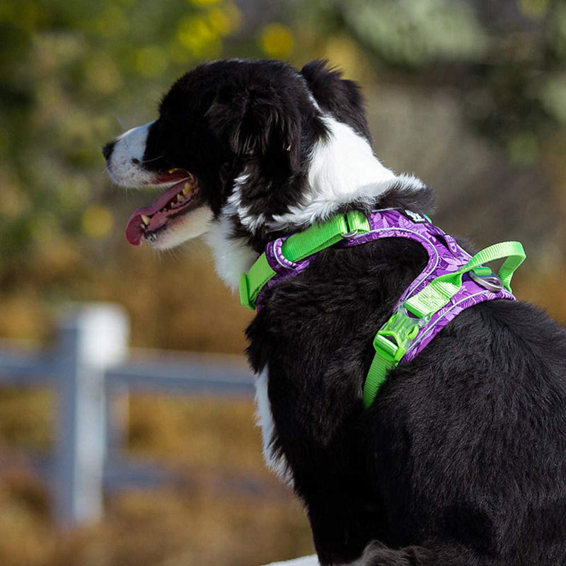 Reflective Camouflage Dog Harness with Aviation Aluminum Buckle