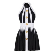 sleeveless flower knitted dress, view 2 - MRSLM