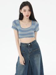 high waist slim straight pocket jeans, view 5 - MRSLM