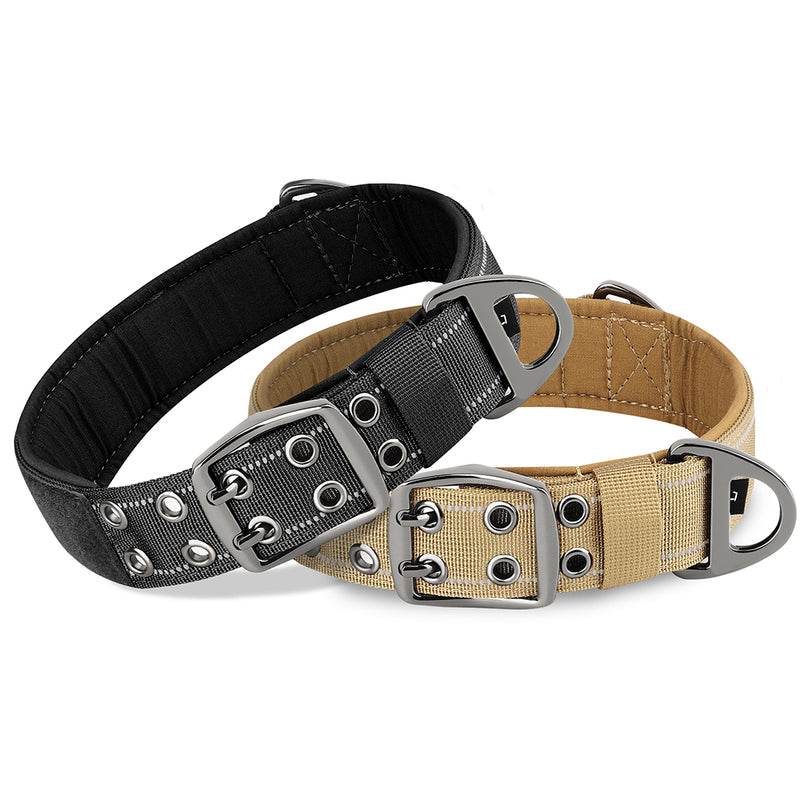 adjustable tactical nylon dog collar, view 7 - MRSLM