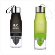 colorful frosted plastic water bottle, view 17 - MRSLM