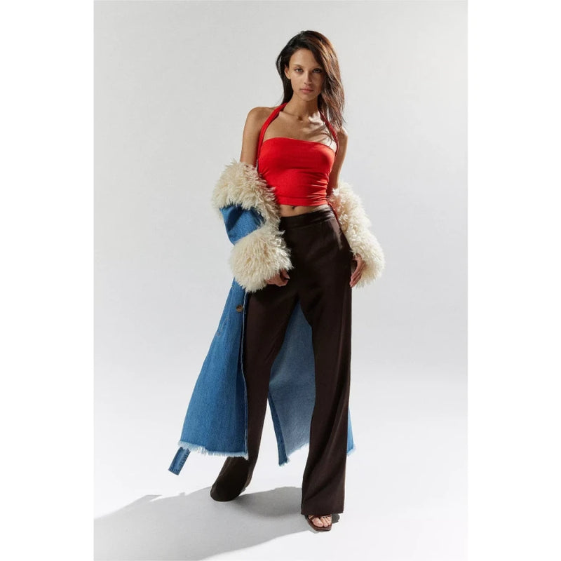 halter crop top, view 16 - MRSLM