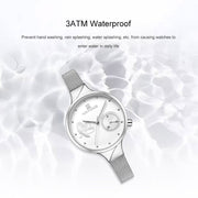 women's mesh strap quartz watch, view 2 - MRSLM
