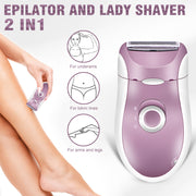USB rechargeable female epilator, view 3 - MRSLM