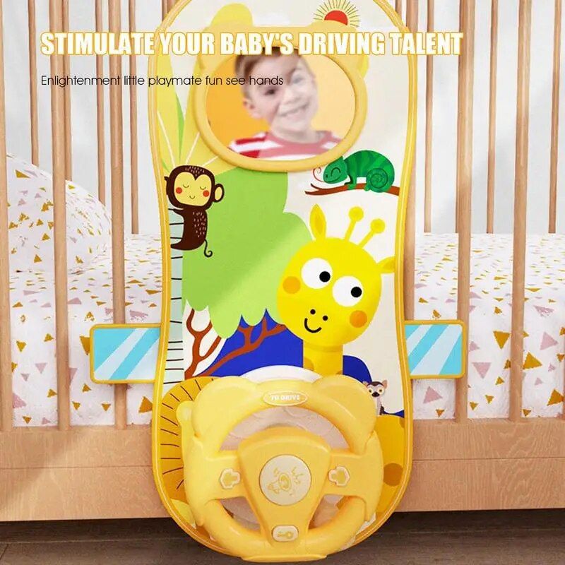 toddler steering wheel toy, view 7 - MRSLM