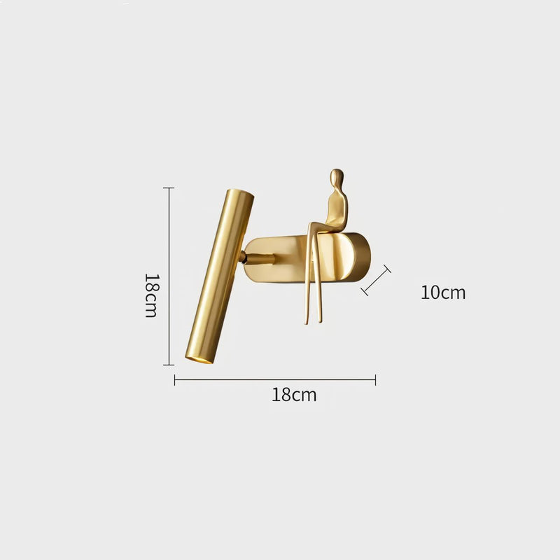 creative bedroom wall lamp, view 5 - MRSLM
