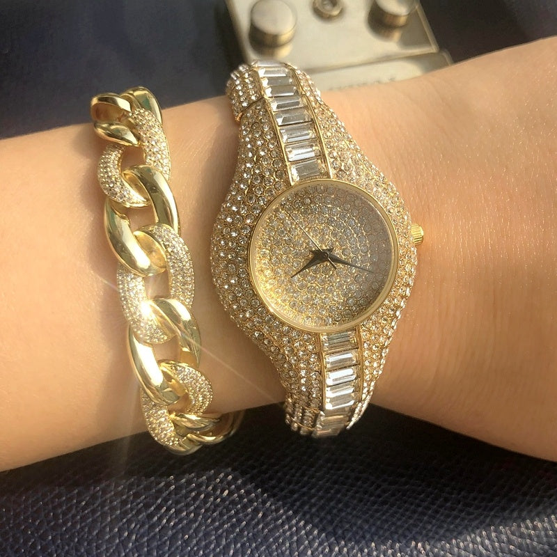 Watches with Diamonds and Colorful Stones