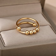 spinner ring for women, view 4 - MRSLM