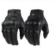 Sheepskin leather touchscreen riding gloves - MRSLM
