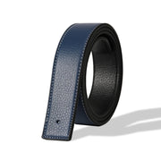 men's no-buckle split leather belt, view 4 - MRSLM