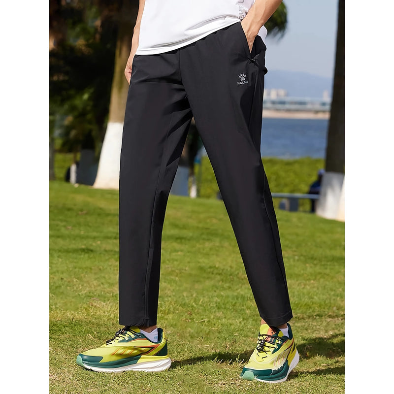 men's four-side stretch fitness pants, view 4 - MRSLM