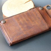retro long multi-card wallet clutch, view 5 - MRSLM