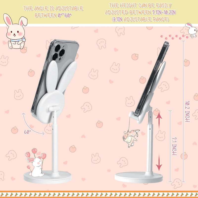 bunny desktop phone holder stand, view 5 - MRSLM