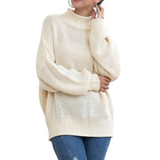 turtleneck knitted sweater women, view 15 - MRSLM