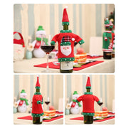 Christmas wine bottle cover, view 3 - MRSLM