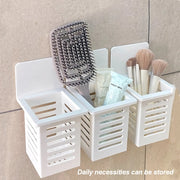 Wall-mounted toothbrush and cosmetic holder, view 3 - MRSLM