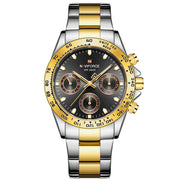 men's business steel band quartz watch, view 6 - MRSLM