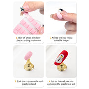 acrylic nail display holder, view 8 - MRSLM
