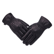 Fleece-lined goatskin driving gloves, view 6 - MRSLM