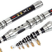 Telescopic carbon fiber fishing rod, view 6 - MRSLM