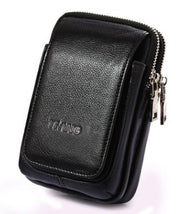 men's leather waist pack, view 3 - MRSLM