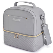 double-decker insulated lunch bag, view 5 - MRSLM