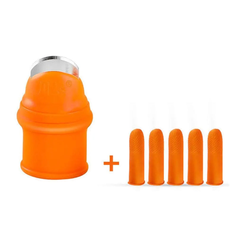 silicone thumb guard harvesting knife, view 10 - MRSLM