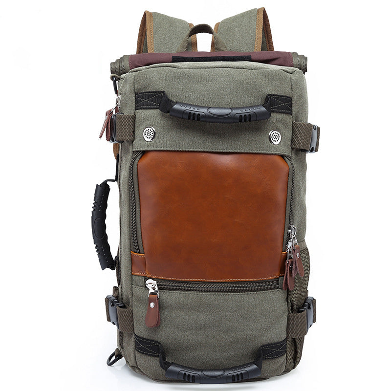 Retro canvas backpack, view 4 - MRSLM