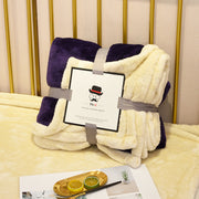 Double-layer flannel sherpa throw blanket, view 7 - MRSLM