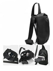 one shoulder messenger bag, view 2 - MRSLM