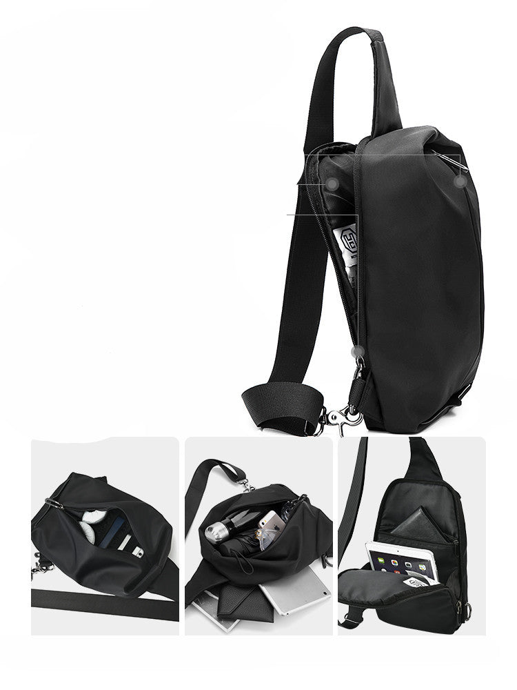 one shoulder messenger bag, view 2 - MRSLM