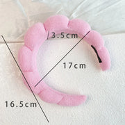 fluffy sponge headband, view 11 - MRSLM