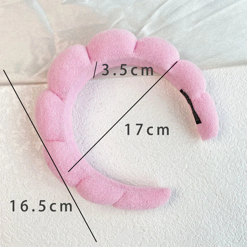 fluffy sponge headband, view 11 - MRSLM