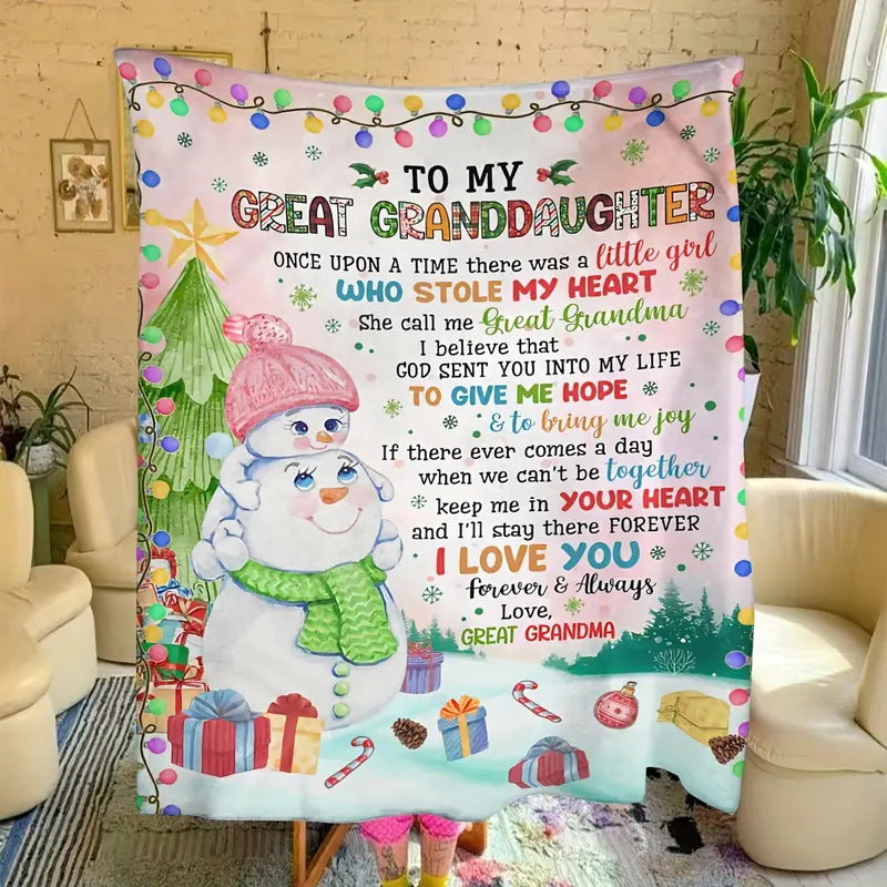 Christmas digital-print throw blanket, view 24 - MRSLM